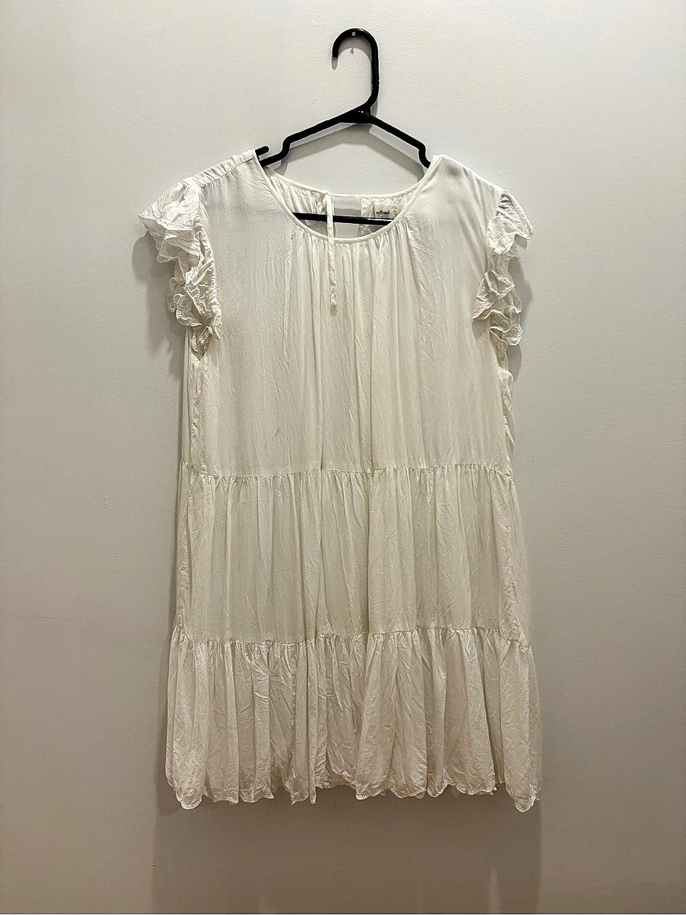 Wilfred Aritzia Mini Dress in White Size Small